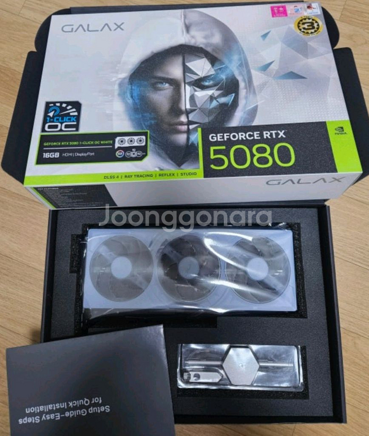 갤럭시 GALAX 지포스 RTX 5080 WHITE--1
