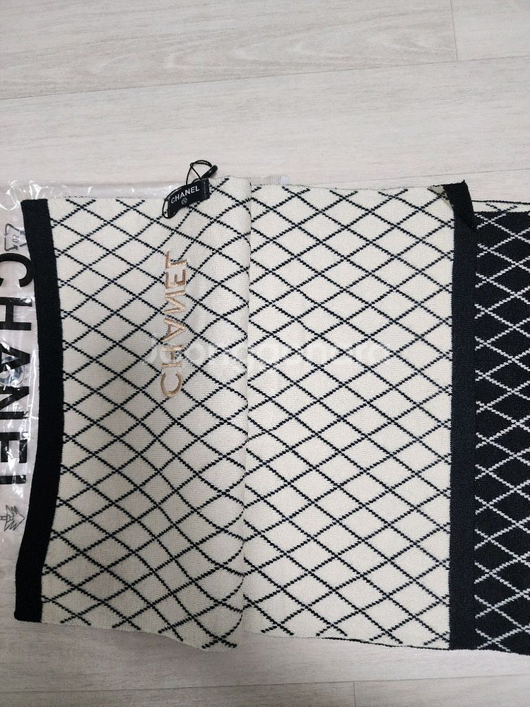 샤넬 양면목도리--1