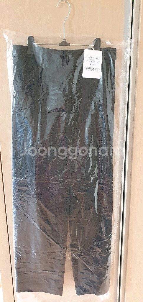 타임옴므 24fw 캐시미어 블렌드 백 밴딩 와이드 팬츠--1