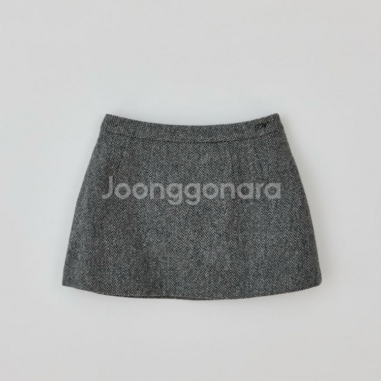 타낫 셀린 미니스커트 그레이 M--0