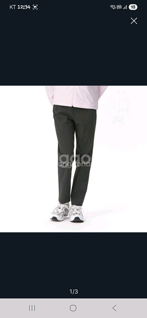 뮬라웨어 베이직 스트레이트 팬츠 새상품. 게스 청바지--0