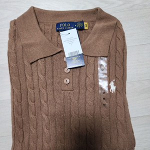 폴로 꽈배기 카라니트