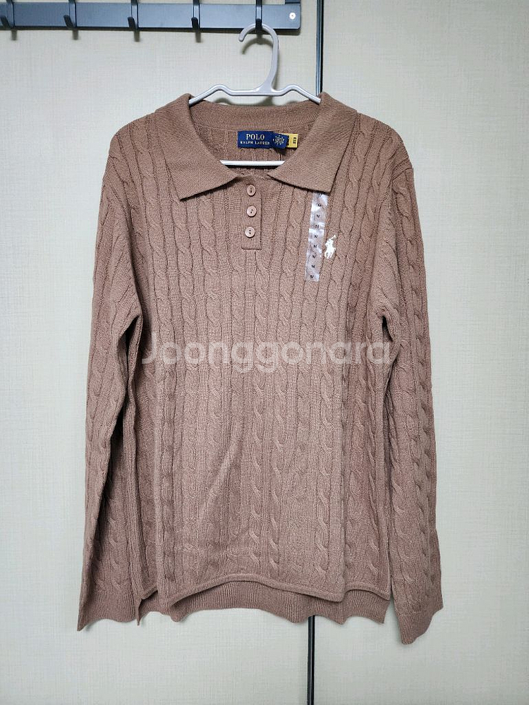 폴로 꽈배기 카라니트--2