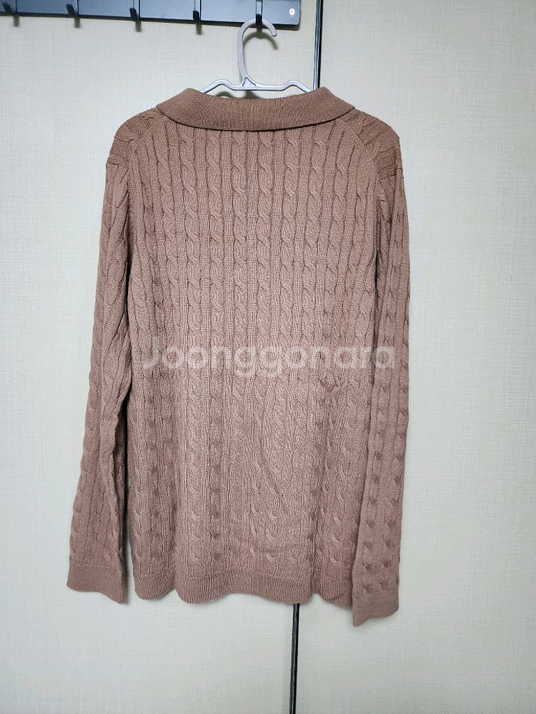 폴로 꽈배기 카라니트--4