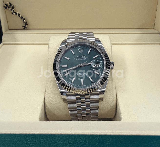 롤렉스 데이저스트41MM 스틸 민트그린 플루바쥬빌레--1