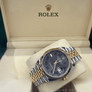 롤렉스 데이저스트 36MM 옐골콤비 슬레이트로만 쥬빌레