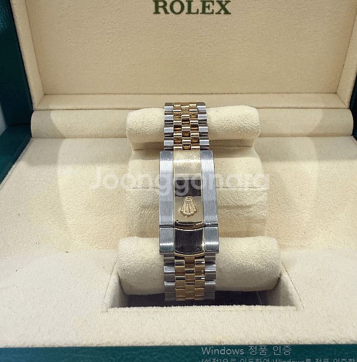 롤렉스 데이저스트 36MM 옐골콤비 슬레이트로만 쥬빌레--4
