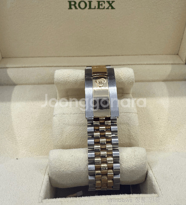 롤렉스 데이저스트 36MM 옐골콤비 슬레이트로만 쥬빌레--5