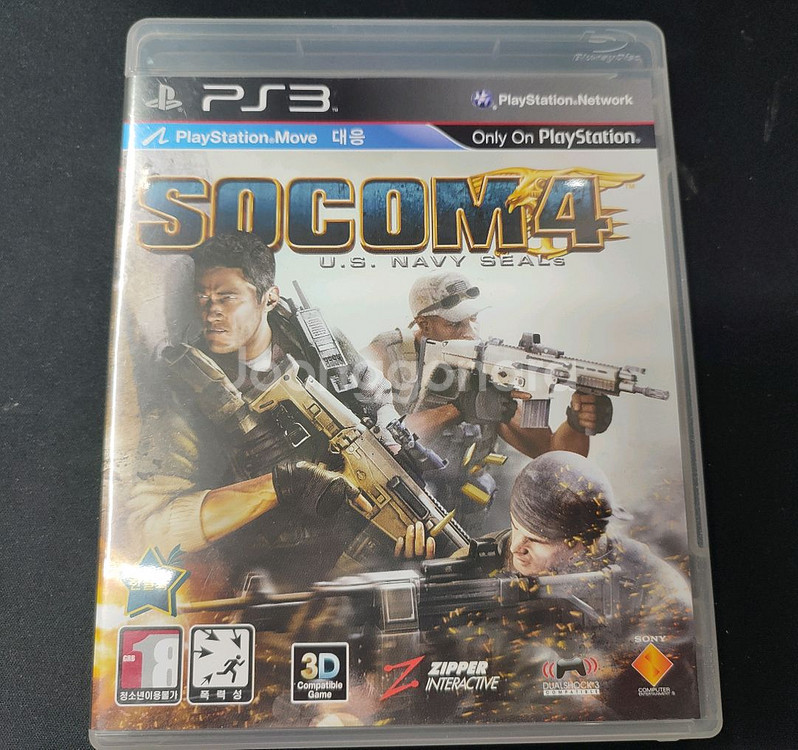 ps3 소콤4 정발 팝니다--0