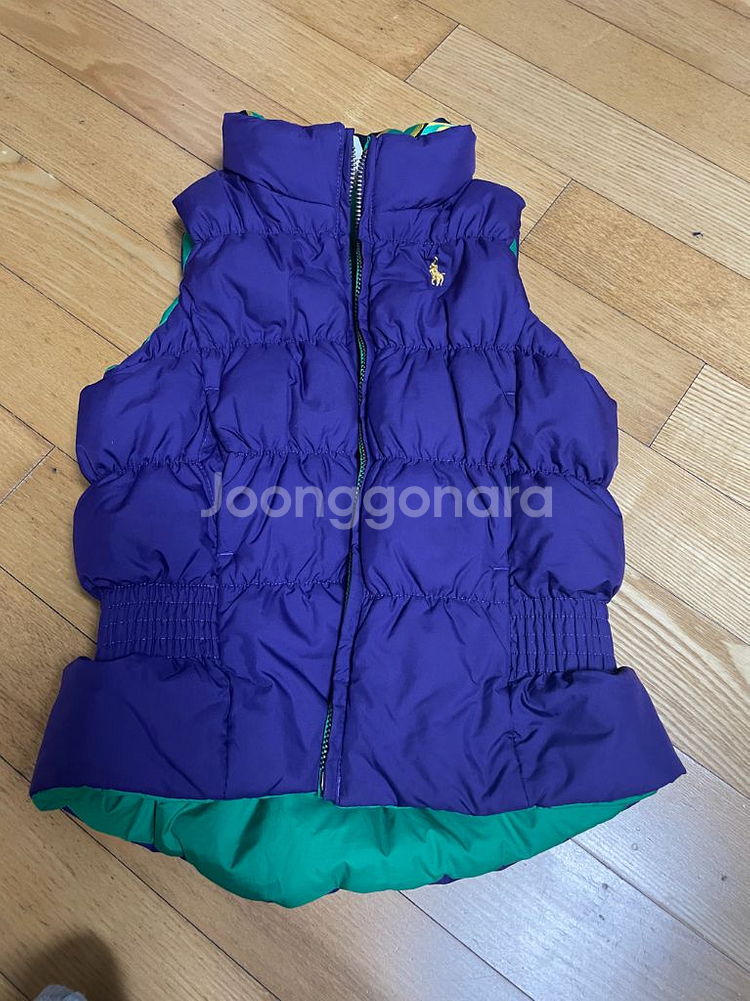 유아 폴로 랄프로렌 리버시블 패딩 조끼--0