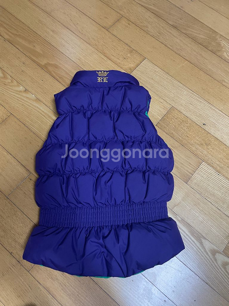 유아 폴로 랄프로렌 리버시블 패딩 조끼--1