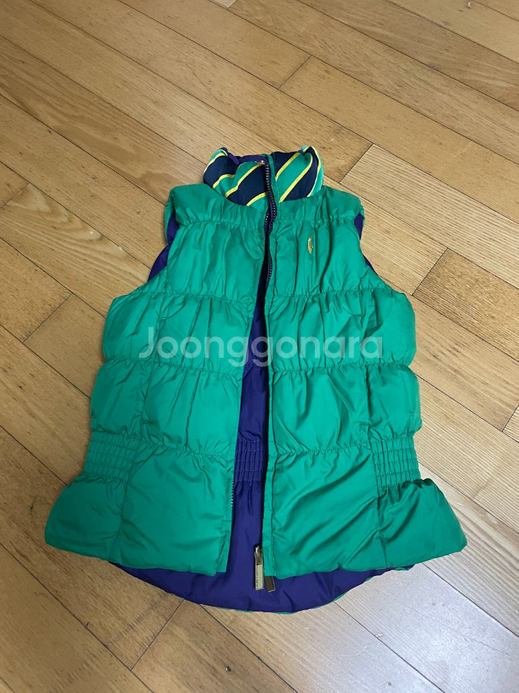 유아 폴로 랄프로렌 리버시블 패딩 조끼--2