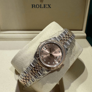 롤렉스 데이저스트 28MM 로골콤비 로즈판 별다이아