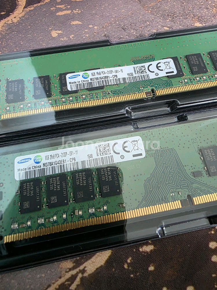 삼성 ddr4 2133p 8g 2개--1