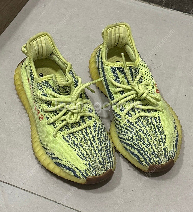 아디다스 이지 부스트 350 V2 프로즌 옐로우 판매--0