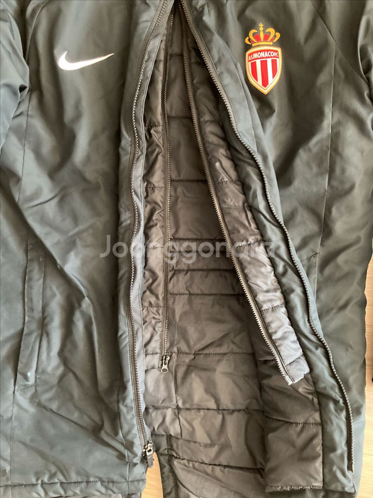 나이키 지급용 as모나코 미필 자켓 패딩 축구--5