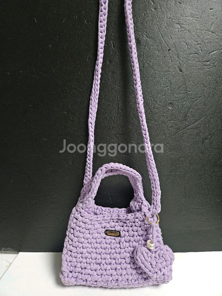 핸드메이드 손뜨게 크로스백 숄더백 도트백--0