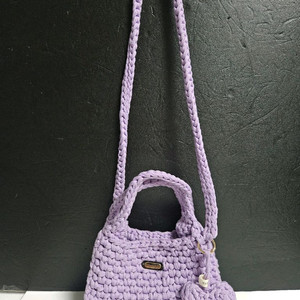 핸드메이드 손뜨게 크로스백 숄더백 도트백