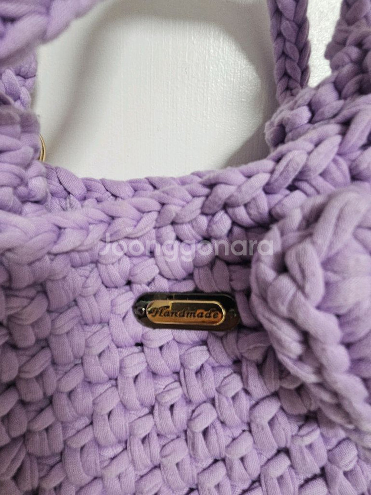 핸드메이드 손뜨게 크로스백 숄더백 도트백--3