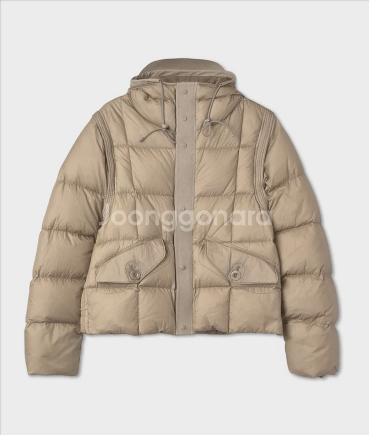 새상품 50) 텐씨 허리케인 콤보 다운 아노락 패딩 P--0