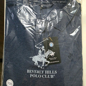 비버리힐스 폴로 클럽 남성 네이비 폴로 티셔츠105