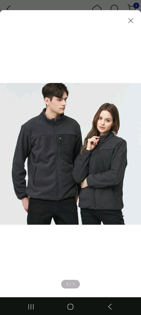 플리스 남성용120 새제품 팝니다.--0