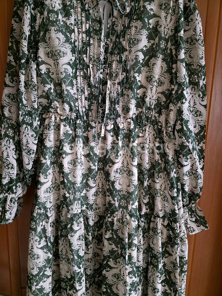 앞 프릴 주름 캉캉식 원피스--8