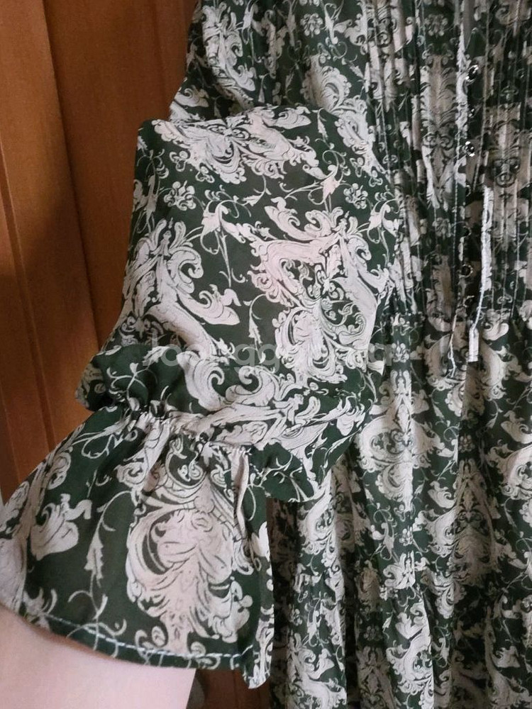 앞 프릴 주름 캉캉식 원피스--9