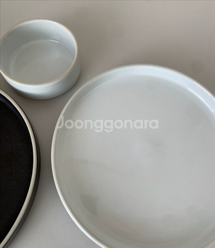 한소(hanso) 여주도자기 접시 3set 일괄--1