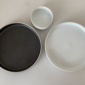 한소(hanso) 여주도자기 접시 3set 일괄