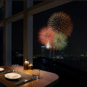 부산불꽃축제 파크하얏트부산 디너 다이닝룸 2인 광안대교