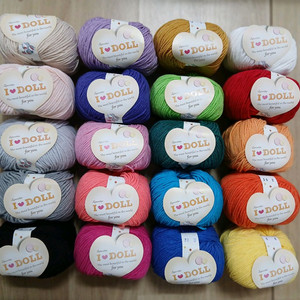 실바람 아이돌 뜨개실 20볼 급처 무료배송 미개봉 인형