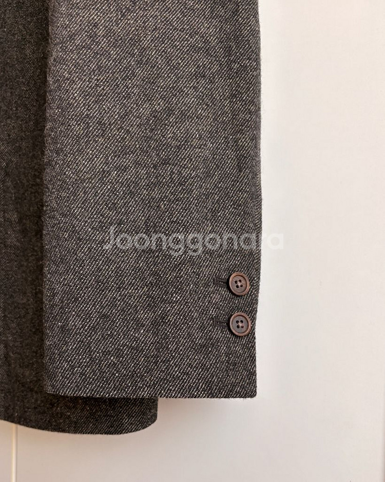 무인양품 울 블렌드 자켓, L, 다크 브라운--7