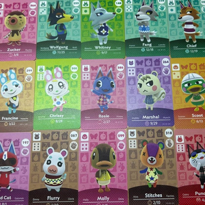 동물의숲 동숲 모동숲 인기주민 아미보 카드