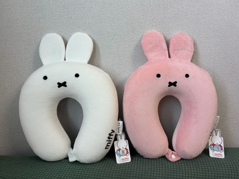 미피 메모리폼 여행&차량용 목베개 세트--2