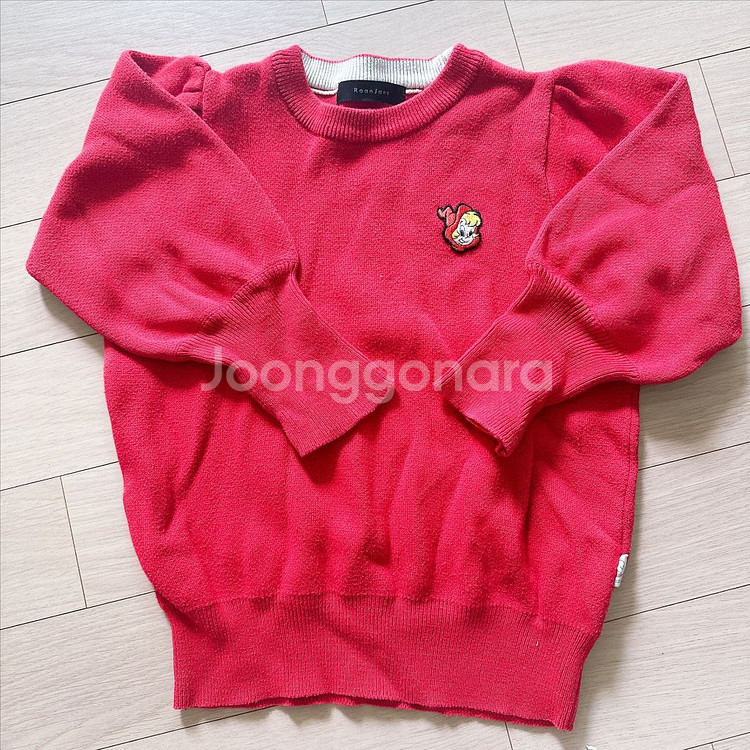 로아엔제인 맨투맨퍼프니트/여아니트/120/(7-8세--1