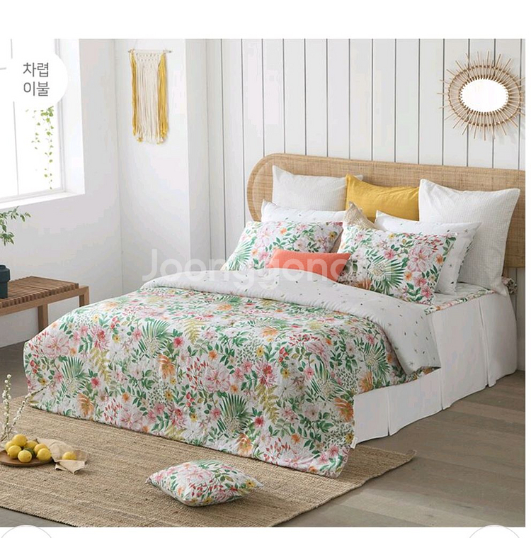 클라르하임 블루밍가든 텐셀모달 침구 풀세트 킹사이즈--1