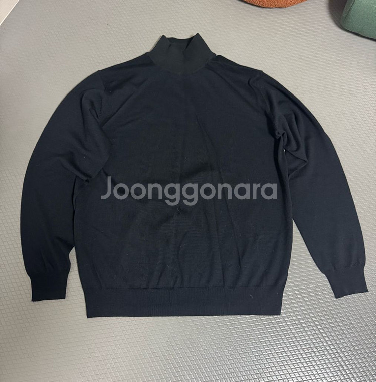 무인양품 반목폴라티 블랙 XL--0