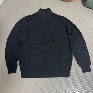 무인양품 반목폴라티 블랙 XL