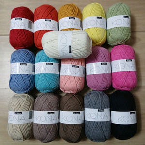 리네아 코나 뜨개실 무료배송 미개봉 급처 코바늘 페브릭