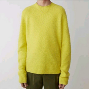 Acne Studios yellow Peele knit