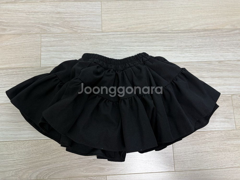워니리본 블랙 프릴스커트 s--0