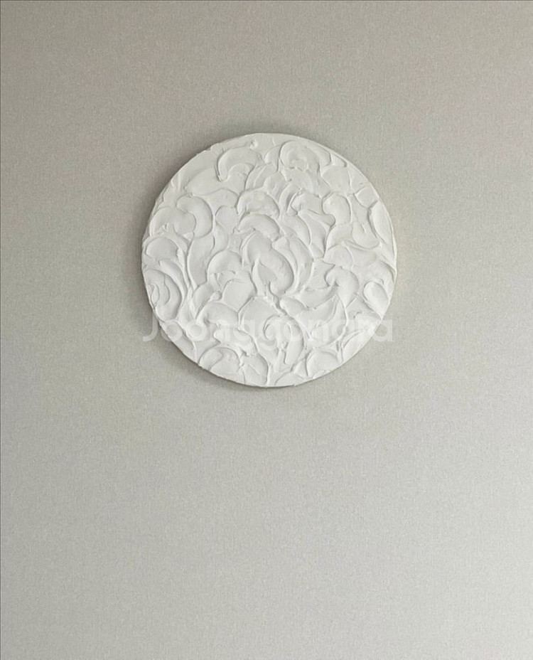 원형 질감페인팅 인테리어 오브제 그림 액자--0