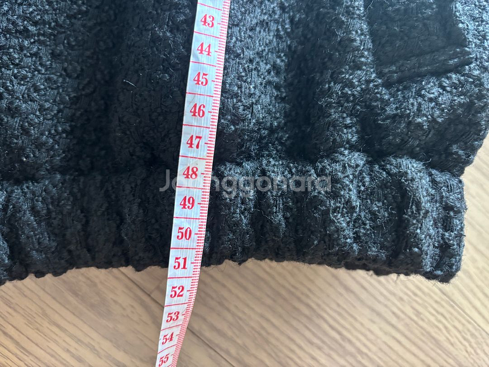 상태최상 마땡킴 트위드 울 봄버패딩자켓 프리블랙 마틴킴--9