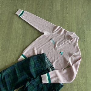 새상품급 르꼬끄 골프 바지 니트 세트 남m 춘추동