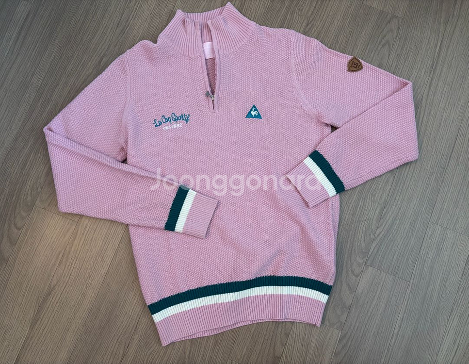 새상품급 르꼬끄 골프 바지 니트 세트 남m 춘추동--4