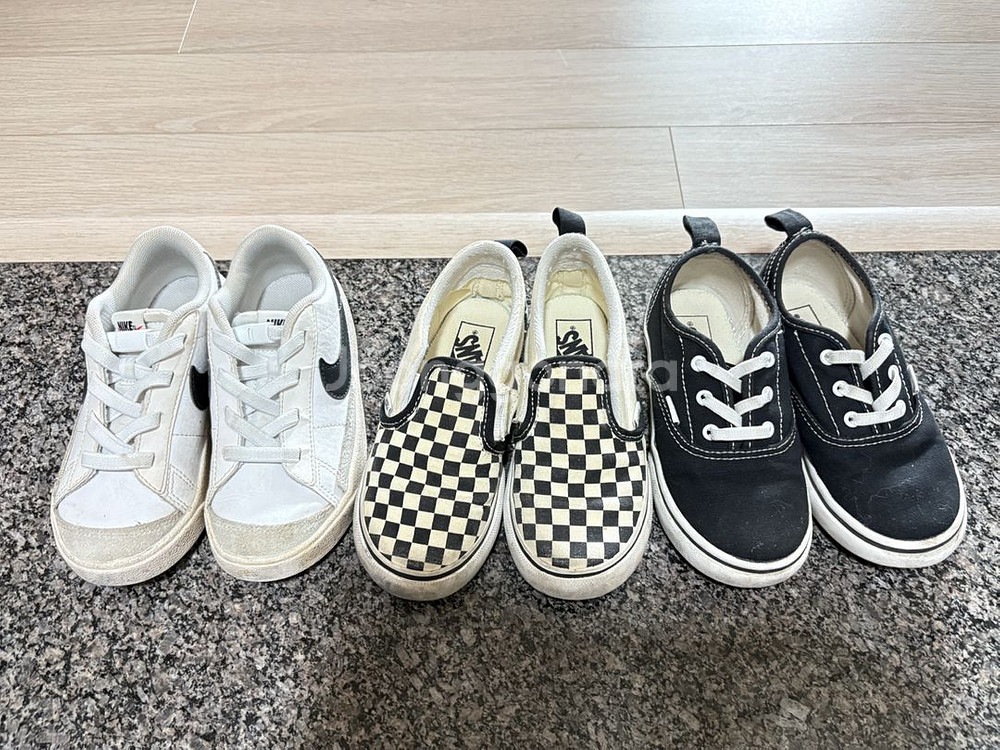 운동화 160 3켤레 일괄 (택포)--0