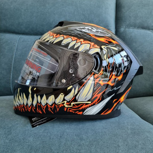 (폐업정리/즉시발송/무료배송) 베놈 오토바이 헬멧