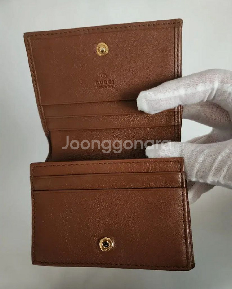 구찌 다이애나 뱀부 카드 케이스 지갑--1