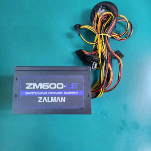 스위칭 파워 잘만 ZM600-LE 정격 600W 중고